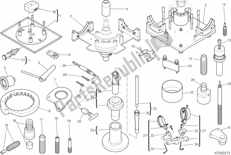 All parts for the 01b - Workshop Service Tools (engine) of the Ducati Superbike Panigale V2 955 2020